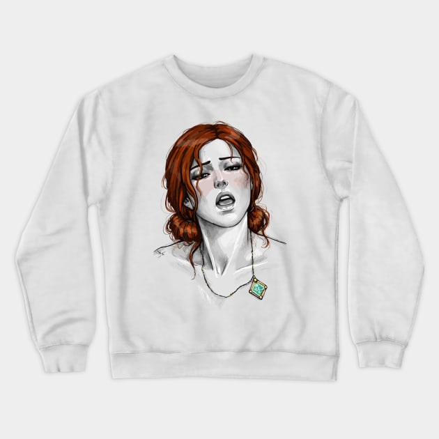 Triss Desing Crewneck Sweatshirt by SGcreative